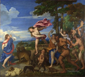 バッカスとアリアドネ ティツィアーノ ティツィアーノ Oil Paintings